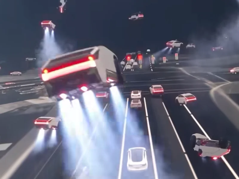 Tesla Roadster Rocket 